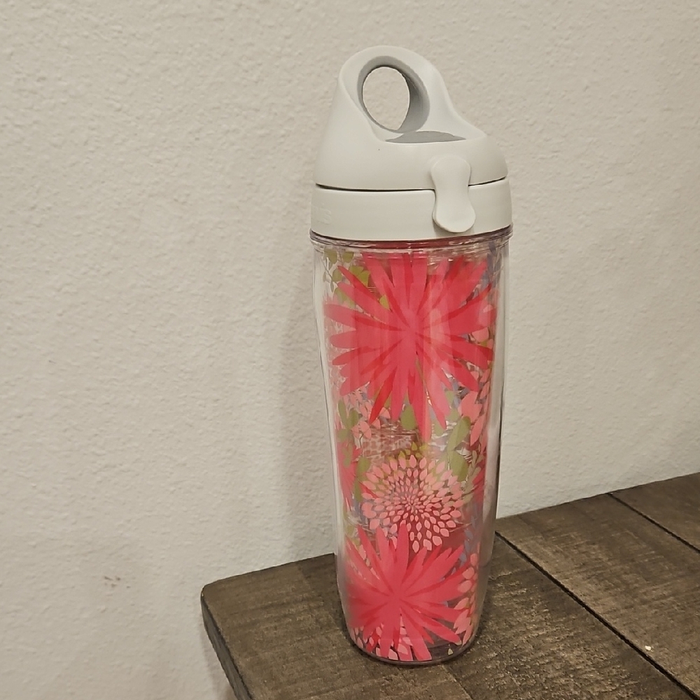 Tervis Floral Insulated Tumbler with White Lid